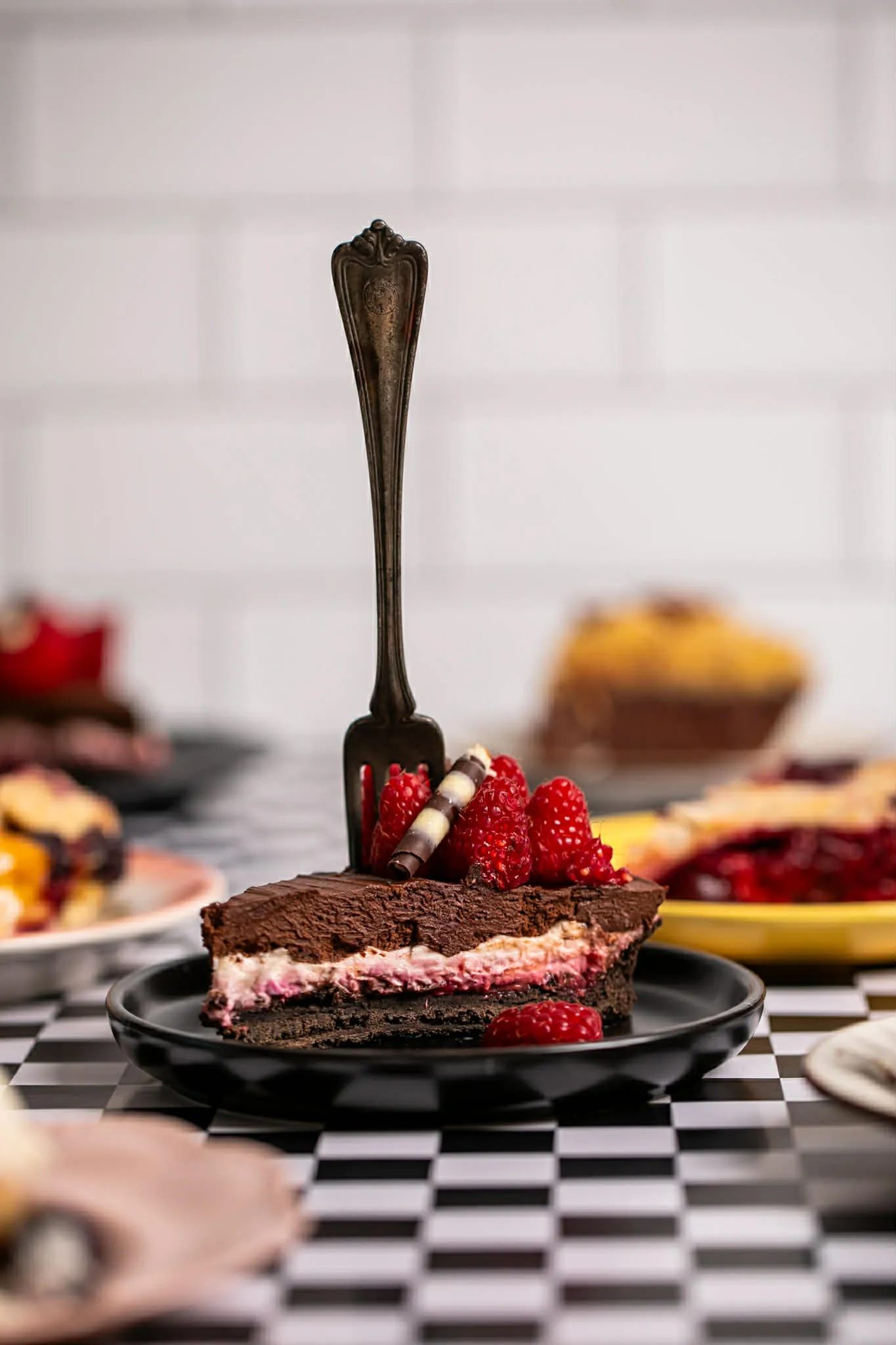 slice-of-heaven-bellingham-chocolate-raspberry-pie-fork image