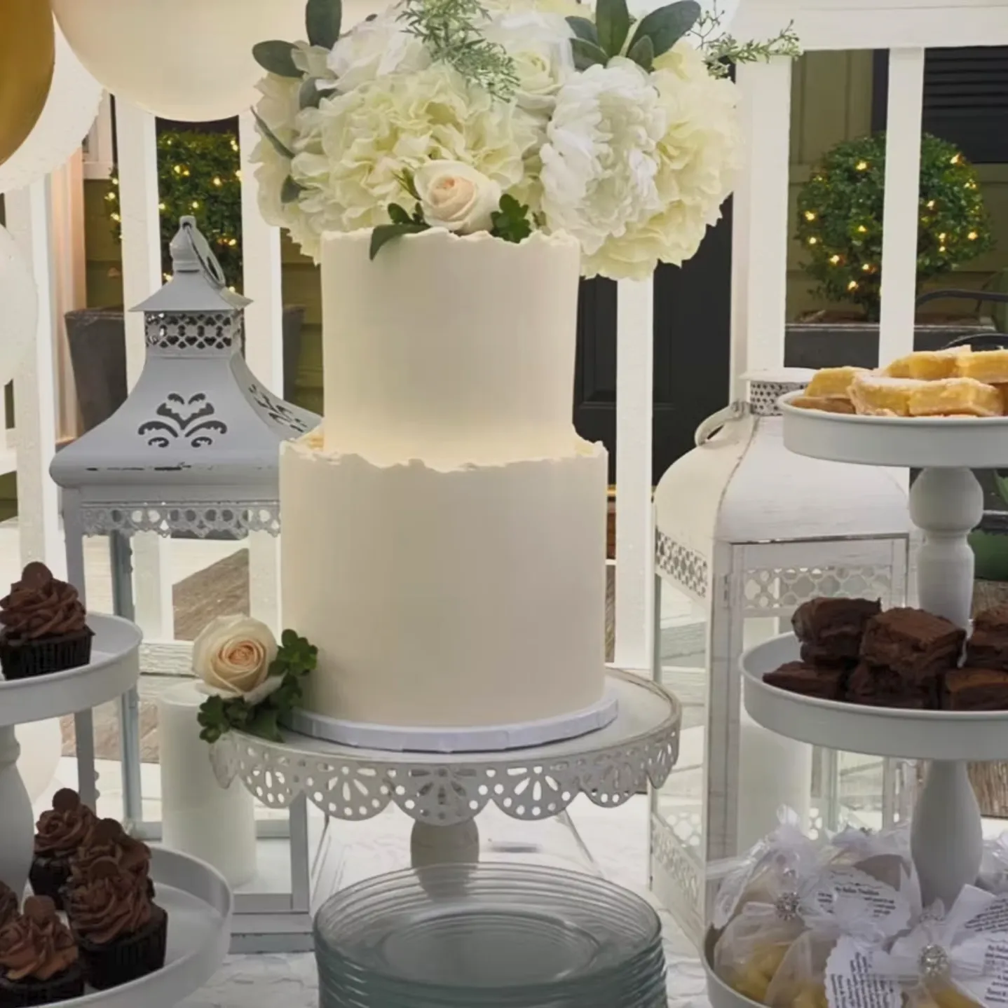 slice-of-heaven-bellingham-wedding-cake-two-tier-peonies-reception-table image
